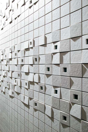 Lascaux Relief White | Mosaici ceramica | INAX Corporation
