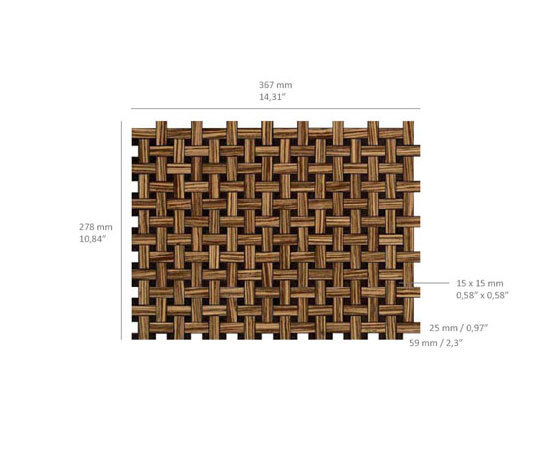 Plaited - Woodmix | Mosaici legno | Kuups Design International