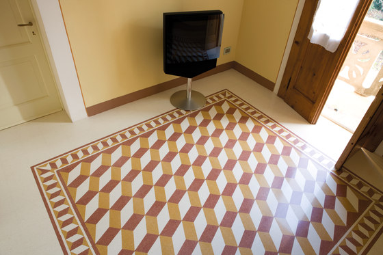 Assonometria terrazzo tile | Mineral composite tiles | MIPA