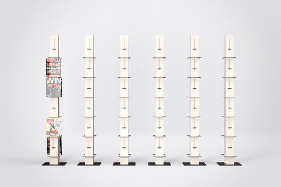 Post Wall Mounted Display Rack | Displayständer | Lillian Öberg