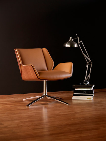 Kruze Lounge High Back fully upholstered | Poltrone | Boss Design