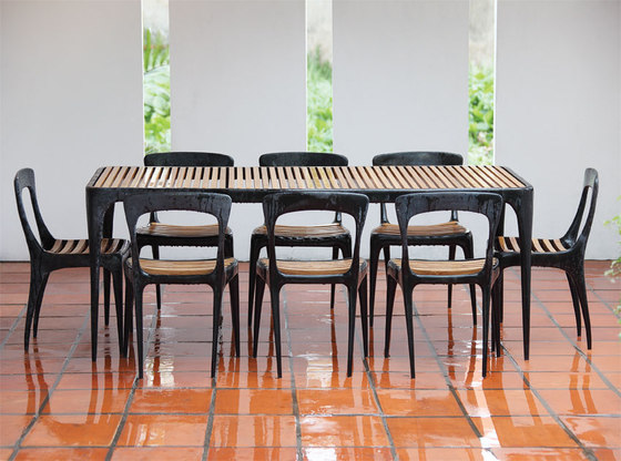 Flow square dining table | Tables de repas | Henry Hall Design