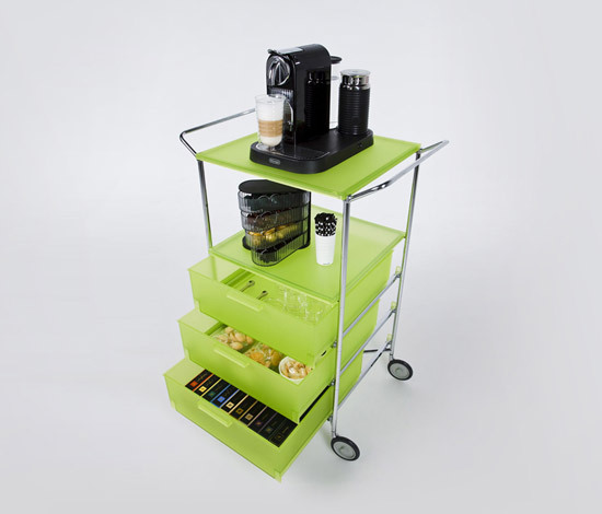 Nespresso coffee-bar | Trolleys | Prodomo Windows