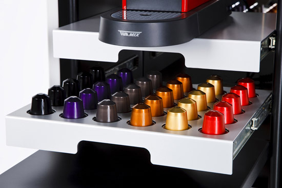 Nespresso coffee-bar | Trolleys | Prodomo Windows