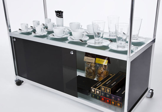 Nespresso coffee-bar | Trolleys | Prodomo Windows