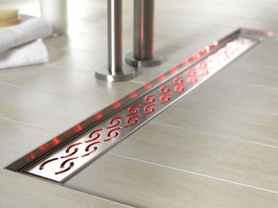 ACO ShowerDrain E-line straight Tile | Sumideros para duchas | ACO Haustechnik