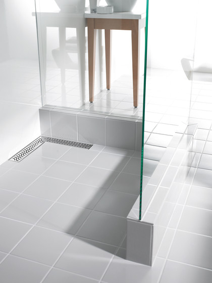 ACO ShowerDrain E-line angled Tile | Linear drains | ACO Haustechnik