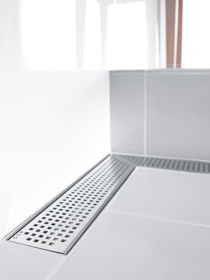 ACO ShowerDrain E-line angled Quadrato | Sumideros para duchas | ACO Haustechnik