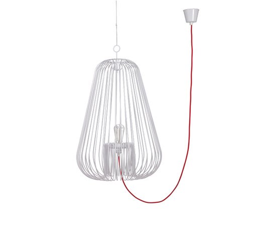 Light Cage small white | Suspended lights | La Corbeille