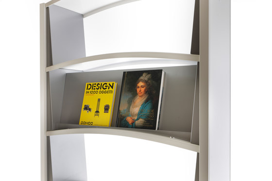 Chiave di Volta | Bookcases 6 shelves | Regale | Dieffebi