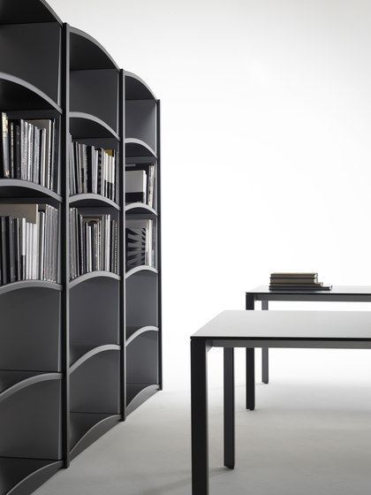 Chiave di Volta | Bookcases 5 shelves | Shelving | Dieffebi