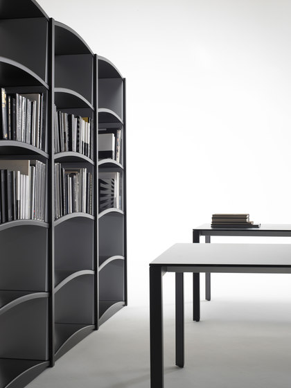 Chiave di Volta | Bookcases 6 shelves | Shelving | Dieffebi