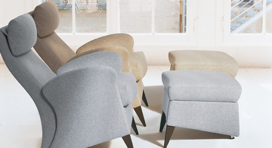 Koly Armchair with Pouf | Armchairs | GRASSOLER
