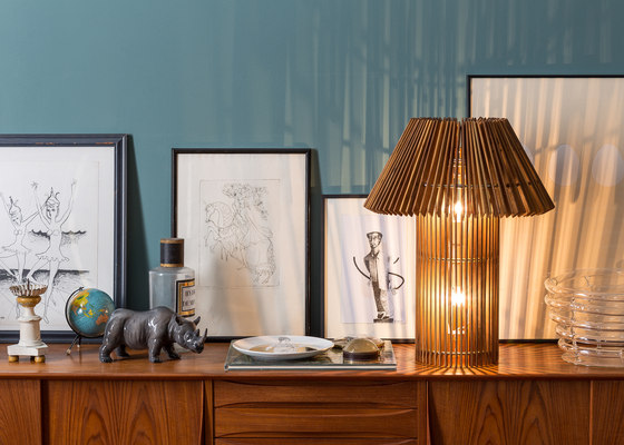 Wood | table lamp | Tischleuchten | Skitsch by Hub Design