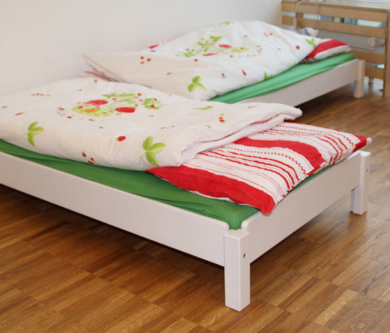 Stacking bed white  DBF-156-10 | Kids beds | De Breuyn