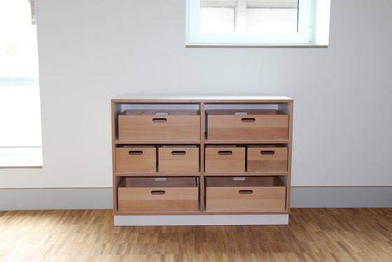 Shelf Unit DBF-604-1-10 | Kids storage furniture | De Breuyn