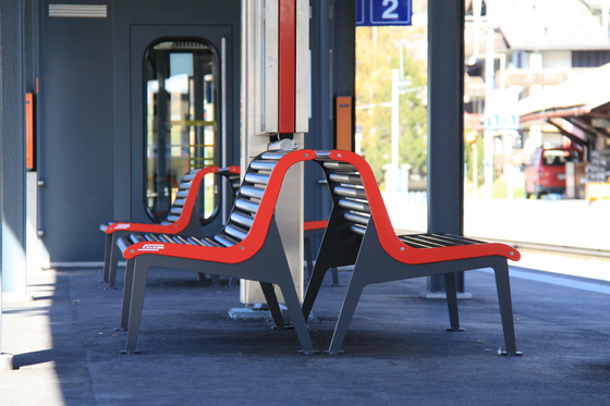 RhB Bench without backrest | Chaises | BURRI
