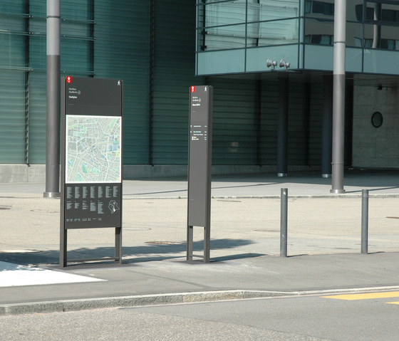 Pedestrian Wayfinding System | Totems d'affichage | BURRI