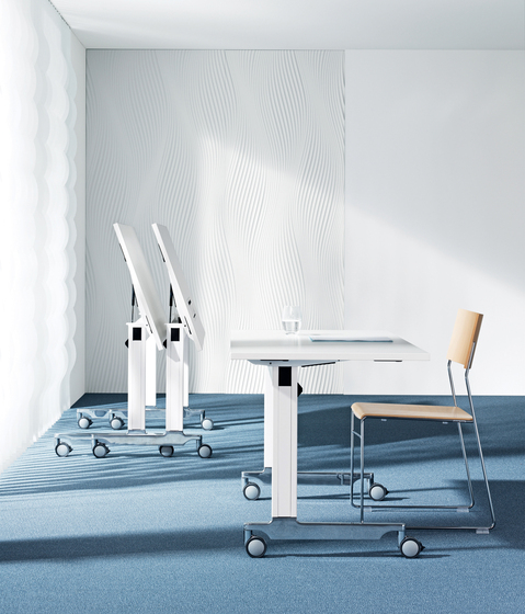 n_table with t-leg base | Tavoli contract | Wiesner-Hager
