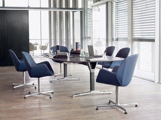 pulse conference table with c-leg | Tavoli contract | Wiesner-Hager