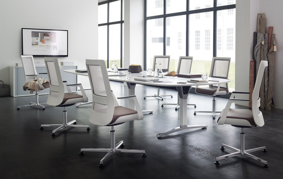 pulse conference table configuration with x-leg base | Contract tables | Wiesner-Hager