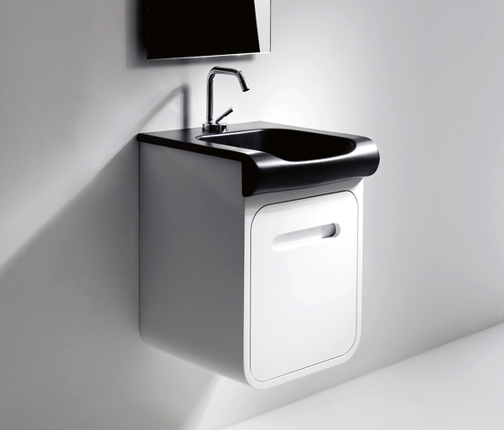 Inka Washbasin 40 + wall-mounted cabinet 40 | Waschtischunterschränke | Kerasan
