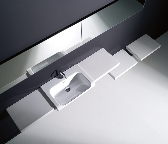Inka Washbasin 40 + wall-mounted cabinet 40 | Vanity units | Kerasan