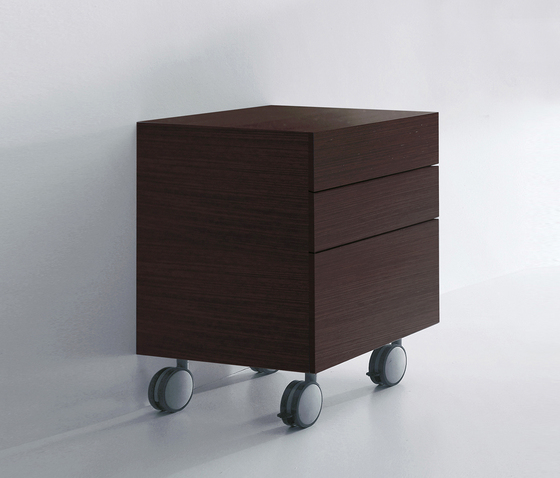 Units Wengè basket/stool with aluminium top | Wall cabinets | Kerasan