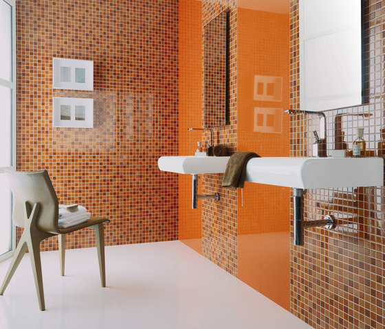 Deco Ondas Orange | Ceramic tiles | Porcelanosa