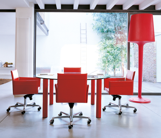 Alfa Swivel armchair high back | Chairs | Enrico Pellizzoni