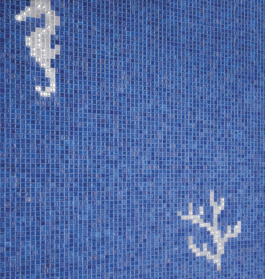 Corals & Seahorses Blue | Mosaicos de vidrio | Bisazza