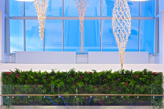 Indoor Vertical Garden | Tele 2 Arena Vip Lounge Area by Greenworks