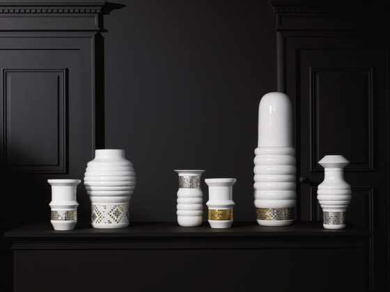 Organic Pixel | White Organic Michelin | Vases | Bisazza