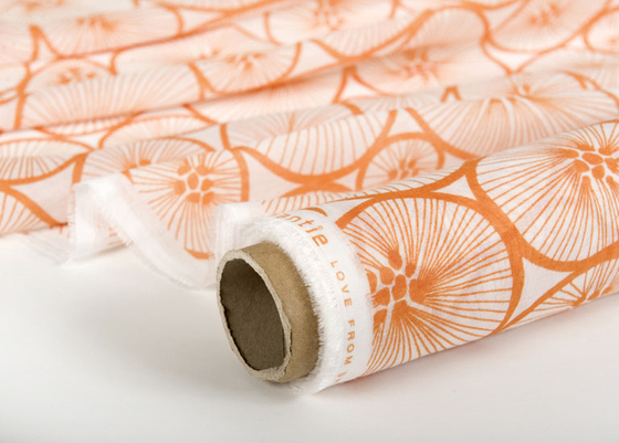 Korall white I orange | Tejidos decorativos | BANTIE