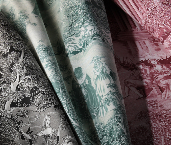Fontainebleau Negro | Tissus de décoration | Equipo DRT