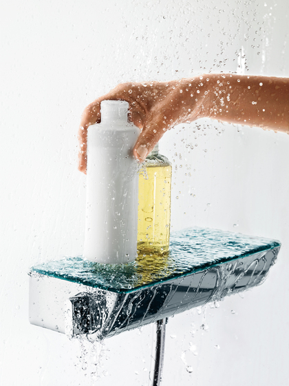 Hansgrohe Ecostat S termostato de ducha visto | Grifería para duchas | Hansgrohe