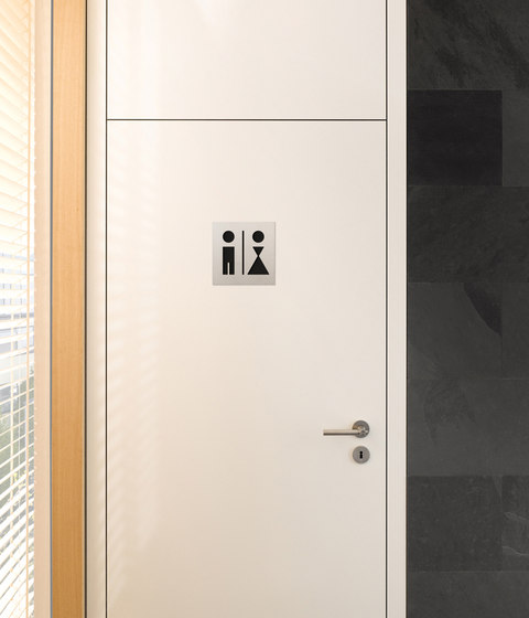 Hinweisschild WC | Piktogramme / Beschriftungen | PHOS Design