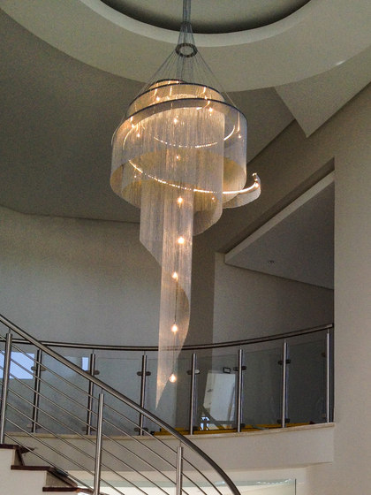 Spiral Nebula - 1000 - suspended | Suspensions | Willowlamp