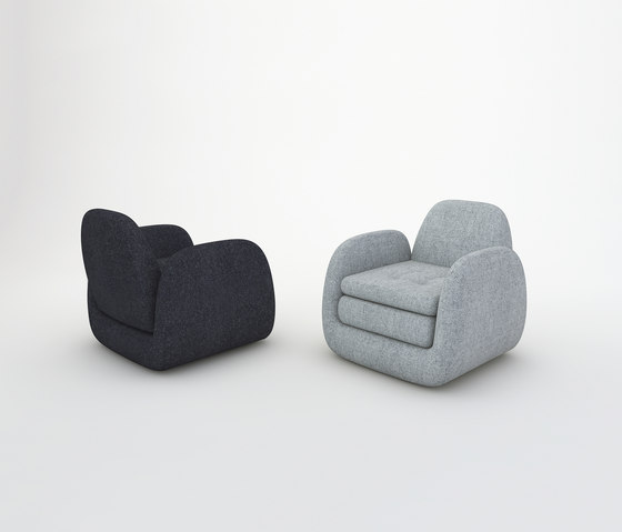 Royale armchair with footstool | Sillones | Indera