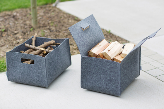 Little Porter Quarter Felt Carry Box | Storage boxes | greybax