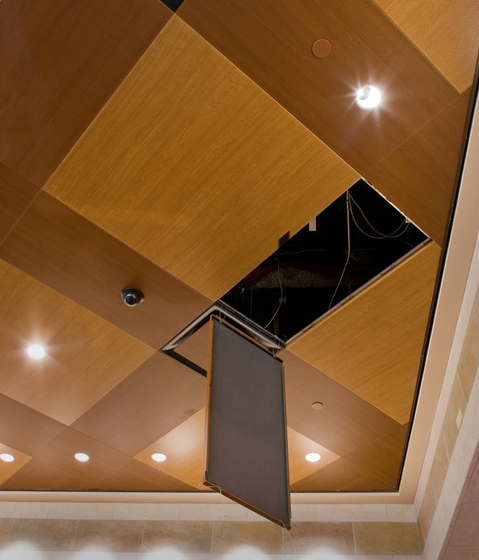 Techstyle® Acoustical Ceilings Swing Down | Suspended ceilings | Hunter Douglas
