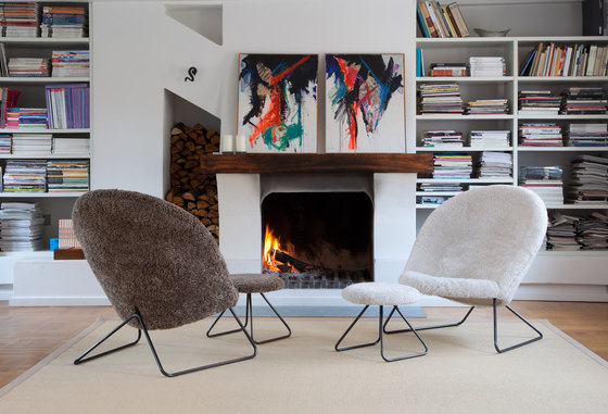 Dennie Chair with Footstool | Sessel | House of Finn Juhl - Onecollection
