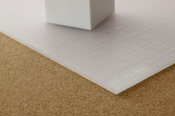 Translucent cast acrylic sheet, textured | Plásticos | selected by Materials Council
