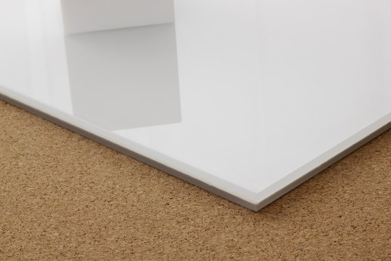 8.72mm Low iron opaque white PVB laminated glass | Vidrio | selected by Materials Council