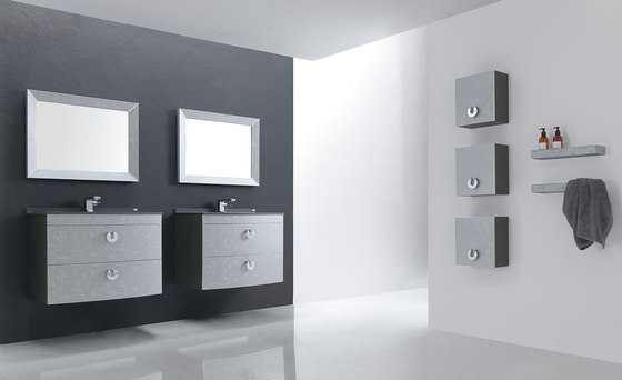 Fussion Silver Flowers | Wall cabinets | FIORA