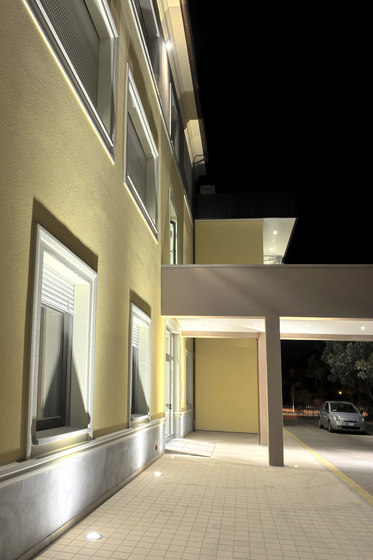 Inground 260 above the ground ring | Outdoor recessed lighting | Arcluce