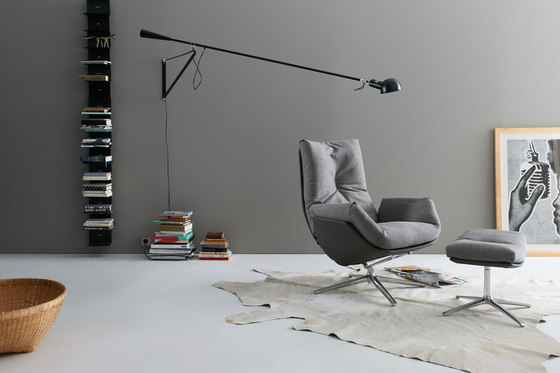 Cordia Lounge Easy Chair with a Stool | Poltrone | COR Sitzmöbel