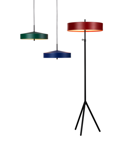Cymbal 46 floorlamp brass colour | Free-standing lights | Bsweden