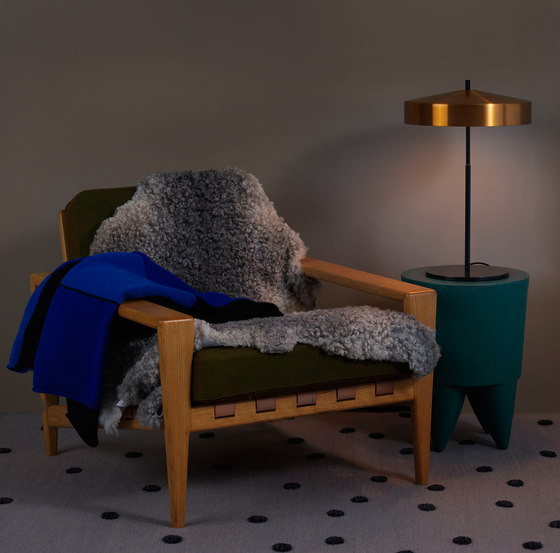 Cymbal 46 floorlamp brass colour | Free-standing lights | Bsweden