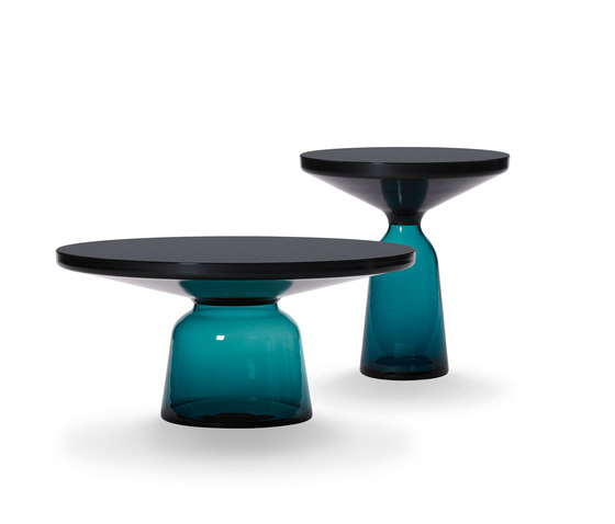 Bell Coffee Table copper-glass-grey | Mesas de centro | ClassiCon